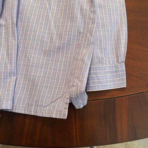 Ralph Lauren Purple Label Mens long sleeve Shirt blue/pink plaid sz M - Picture 5 of 5